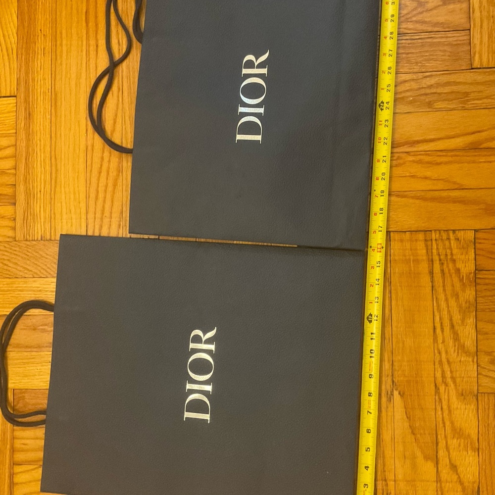 Dior paper bags